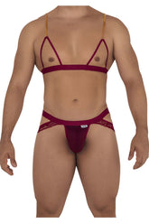 CandyMan 99582 Harnais-Jockstrap Tenue Couleur Bordeaux
